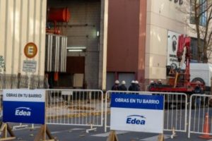 Cortan el tránsito en Yrigoyen y Belgrano por una obra de EDEA