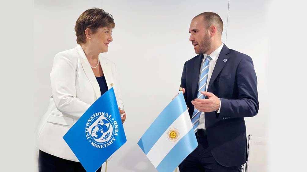 Guzmán y Georgieva analizaron la deuda insostenible con el FMI