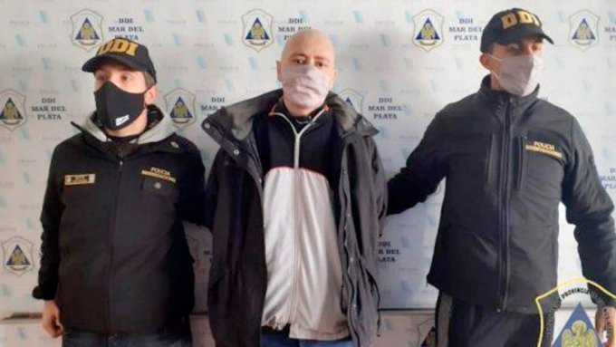 Se negó a declarar el prófugo que fue detenido en una vacunatorio de Mar del Plata