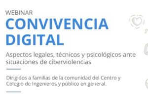 El Colegio de Ingenieros organiza charla virtual sobre Convivencia Digital
