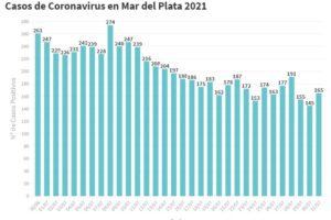 Mar del Plata sumó 165 nuevos contagios y 11 muertes