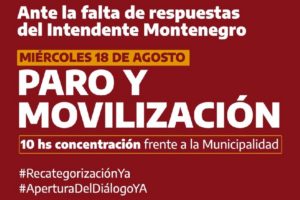 CICOP convoca a un paro y movilización de trabajadores de la salud en la ciudad para el próximo miércoles