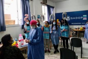 El vacunatorio de SADOP aplicó ya 20.000 dosis contra el Covid-19