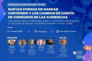 FASTA anuncia un seminario internacional sobre narración de contenidos y audiencias