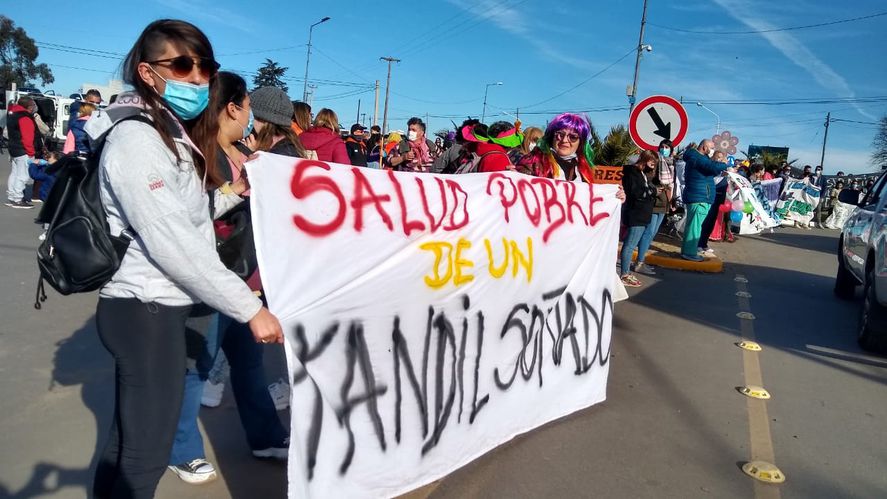Tandil: nueva protesta de trabajadores de la Salud