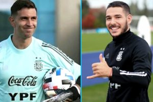 «Dibu» Martínez y Buendía serán baja para el partido de Bolivia