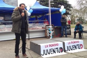 Rafael Klejzer estuvo presente en la celebración por los 100 días de la Feria del Buen Vivir