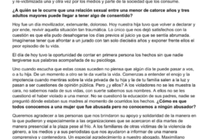 Caso El Durazno: familiares de la joven consideran vulnerado el reclamo de justicia