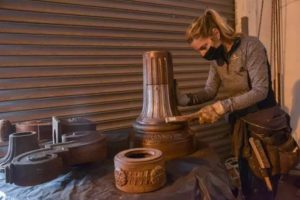 El Municipio inició tareas de restauración en la Rambla
