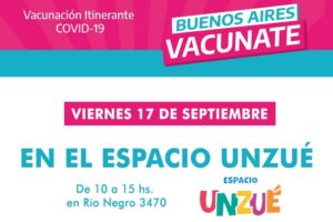 Mañana en el Unzué habrá una jornada de vacunación de primeras dosis