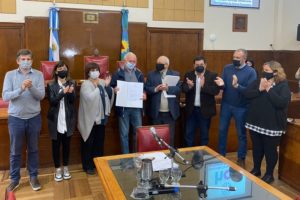 Entregaron un reconocimiento al Museo del Hombre del Puerto “Cleto Ciocchini”
