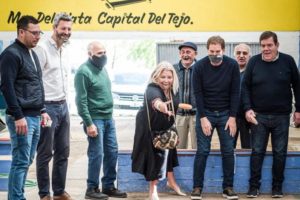 Santilli y Carrió de campaña en la capital del tejo