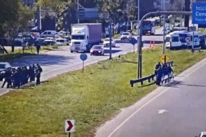 El Municipio realizó una presentación por el corte en el acceso a la Ruta 2