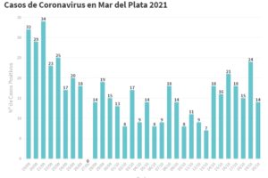 Se reportaron hoy 14 nuevos casos de Covid