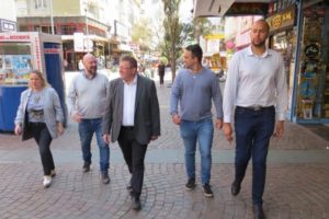 Crear se suma al reclamo de comerciantes por el estado de la Peatonal San Martín