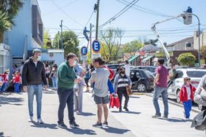 Sigue la repotenciación de luminaria en Estrada, Constitución y Los Pinares