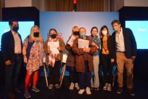 Raverta estuvo con las primeras beneficiarias del Reconocimiento de Aportes por Tareas de Cuidado