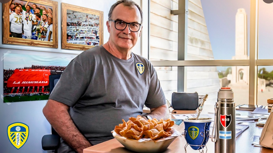 El festejo bien argentino de Marcelo Bielsa en inglaterra