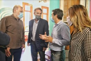 Avanza la firma de convenios para extender la red cloacal en el Puerto