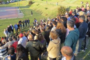 Crear cerró su campaña con una recorrida por el Puerto