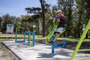 Construyeron cinco estaciones saludables en el Parque Camet