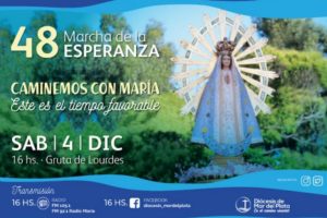 El Obispado confirmó la realización de la 48ª Marcha de la Esperanza