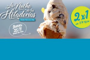 Se realiza hoy “La noche de las heladerías”