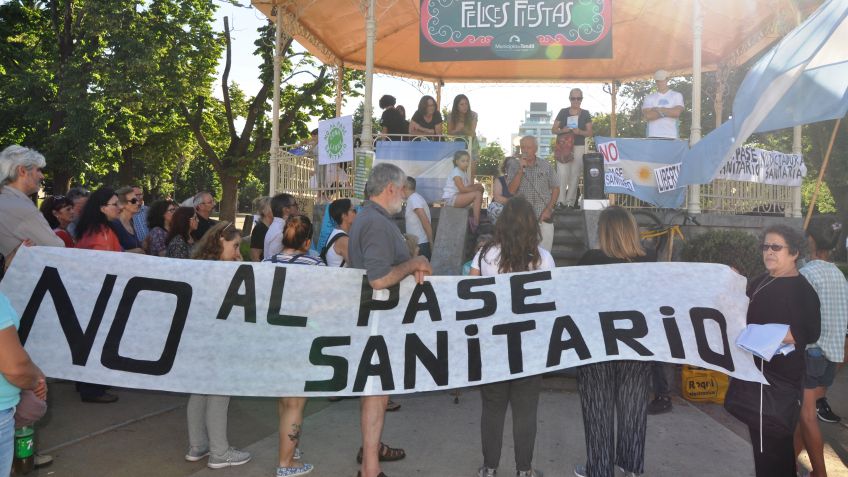 En Tandil “No al pase sanitario, sí al consentimiento informativo”