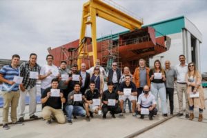 Egresaron los primeros especialistas en estructuras navales