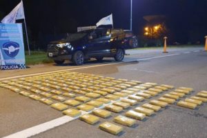 Viajaba a Mar del Plata con 100 kilos de marihuana