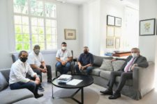 El Presidente analizó cuestiones del transporte con una delegación de la CGT