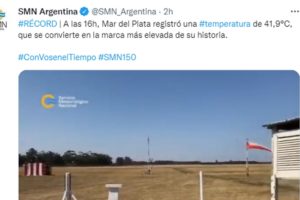 Mar del Plata tuvo el día más caluroso de su historia