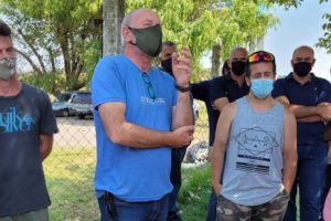 El titular de OSSE se reunió con vecinos de la zona sur de la ciudad ante la falta de suministro de agua