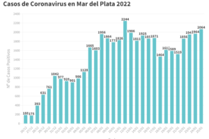 Mar del Plata volvió a registrar más de 2000 contagios en un día