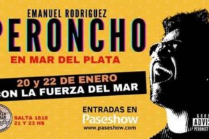 Emanuel Rodríguez vuelve con “Peroncho” a Mar del Plata