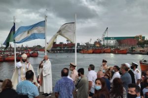 Se realizó la procesión de San Salvador con emotivos homenajes