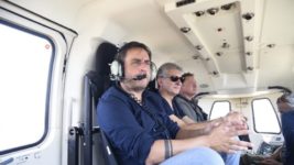 Cabandié sobrevoló Corrientes a un mes y medio del inicio de los incendios