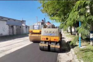 Finalizaron obras de repavimentación en el barrio Bernardino Rivadavia