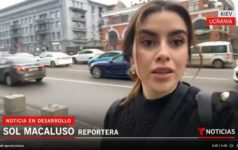 De Olavarría a Kiev: quién es Sol Macaluso, la periodista que muestra el minuto a minuto del ataque a Ucrania