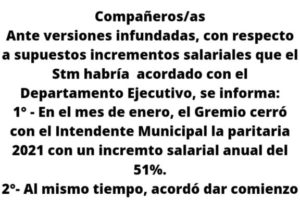 Avanza el pacto municipal – sindical en la MGP