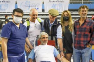 Se llevó a cabo una emotiva jornada masiva de donación de sangre en el Polideportivo