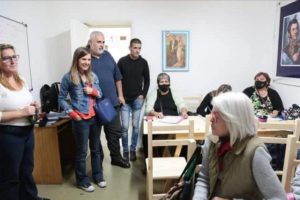Raverta visitó la casa de la Economía Social y Solidaria Alberto Rosa