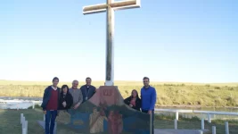 Vía Crucis Ribereño en Necochea: una procesión de casi 10 km bordeando el Río Quequén