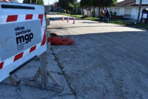 Avanza la ampliación de la red de agua para el barrio Las Dalias