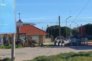 Comenzaron intervenciones para potenciar el sistema pluvial en cuatro barrios