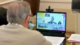 El intendente Lunghi expuso en la Organización Mundial de Ciudades y Gobiernos Locales