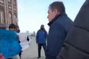 Agrupaciones sociales cruzaron a Montenegro y le exigieron respuestas a sus reclamos