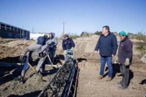 Finalizan obras de pavimentación en el Parque Industrial