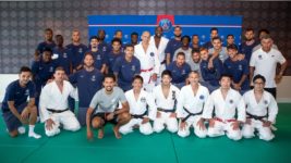 Messi y PSG visitan el templo del Judo en Japón