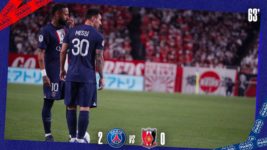 Messi ingresó en el segundo tiempo y el PSG goleó en su gira de pretemporada